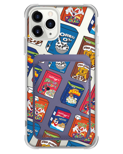 iPhone Magnetic Wallet Case - Cereal Boxes