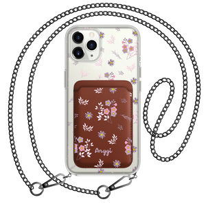 iPhone Magnetic Wallet Case - Cherry Blossom