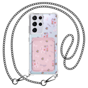 Android Magnetic Wallet Case - Cherry Blossom