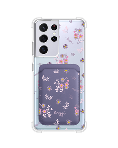 Android Magnetic Wallet Case - Cherry Blossom