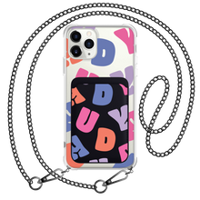 Load image into Gallery viewer, iPhone Magnetic Wallet Case - Chubby Monogram
