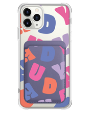 Load image into Gallery viewer, iPhone Magnetic Wallet Case - Chubby Monogram
