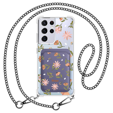 Load image into Gallery viewer, Android Magnetic Wallet Case - Cosmos Flower
