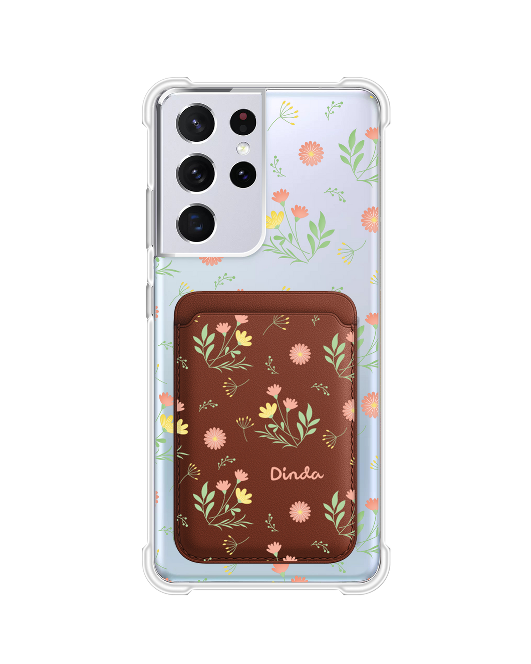 Android Magnetic Wallet Case - Dandelion