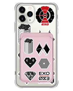 iPhone Magnetic Wallet Case - Exo Sticker Pack