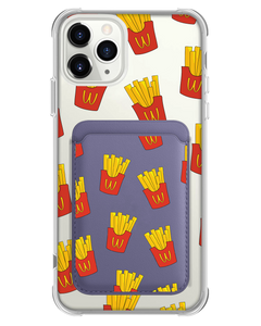 iPhone Magnetic Wallet Case - Fries