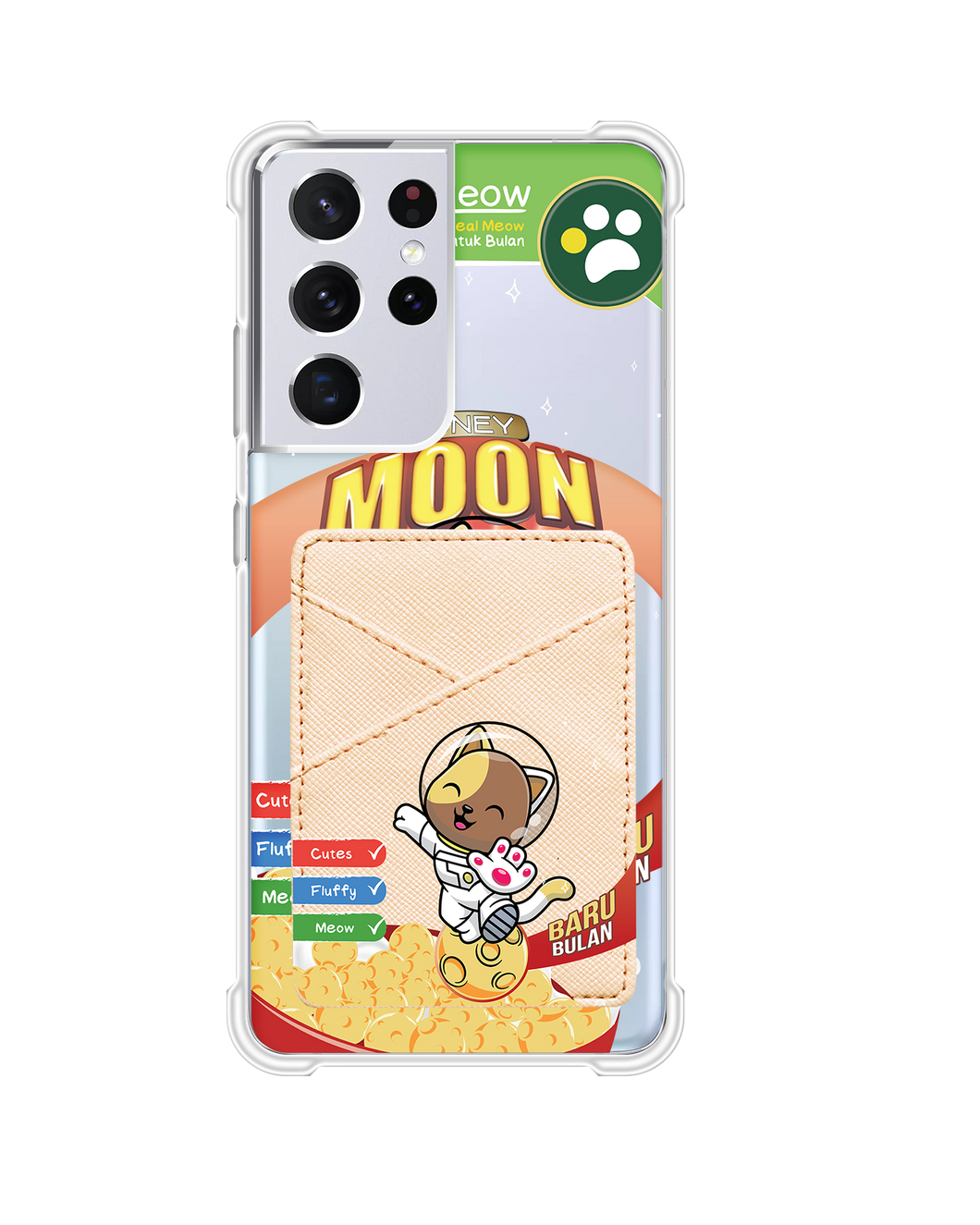 Android Phone Wallet Case - Honey Moon