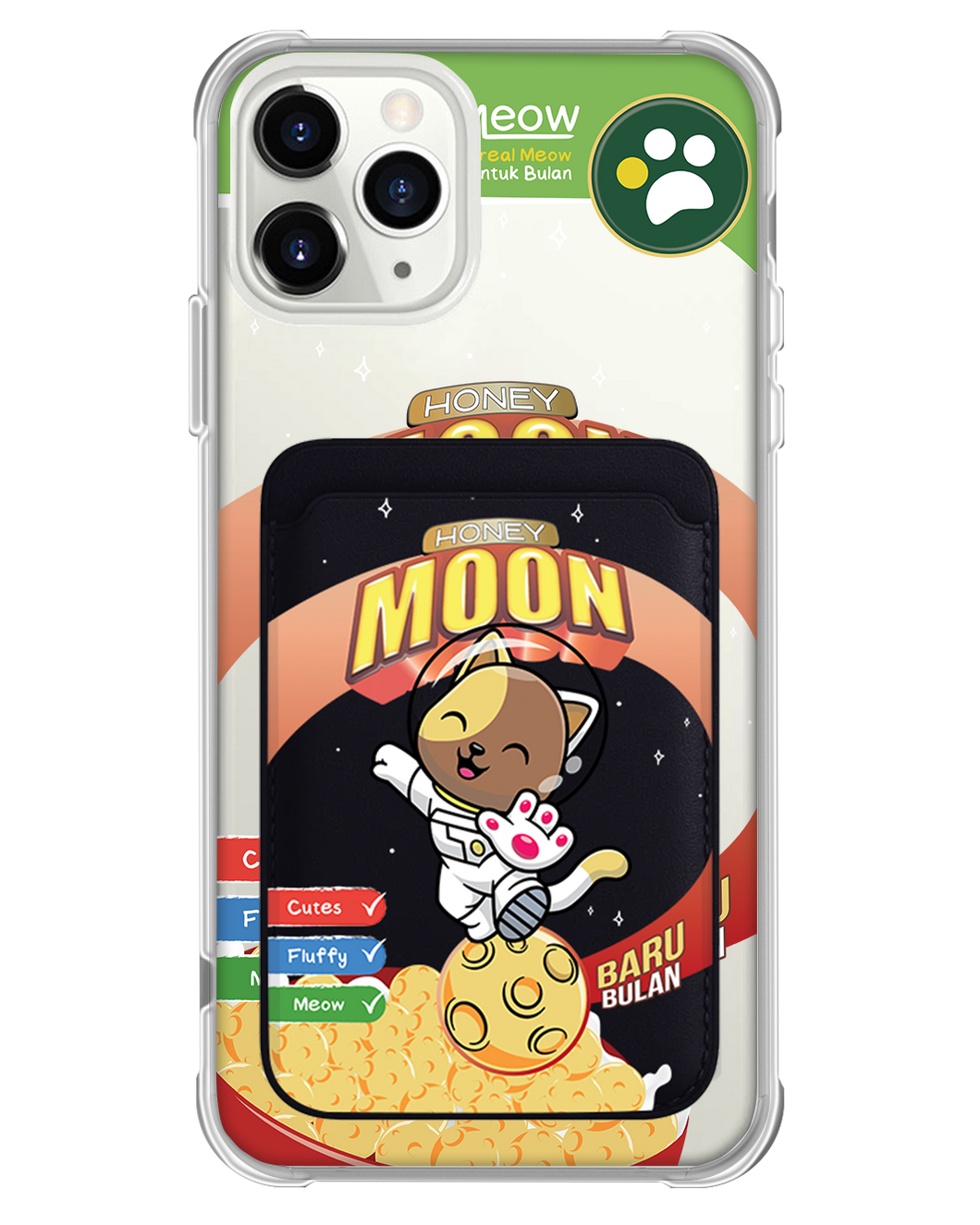 iPhone Magnetic Wallet Case - Honey Moon