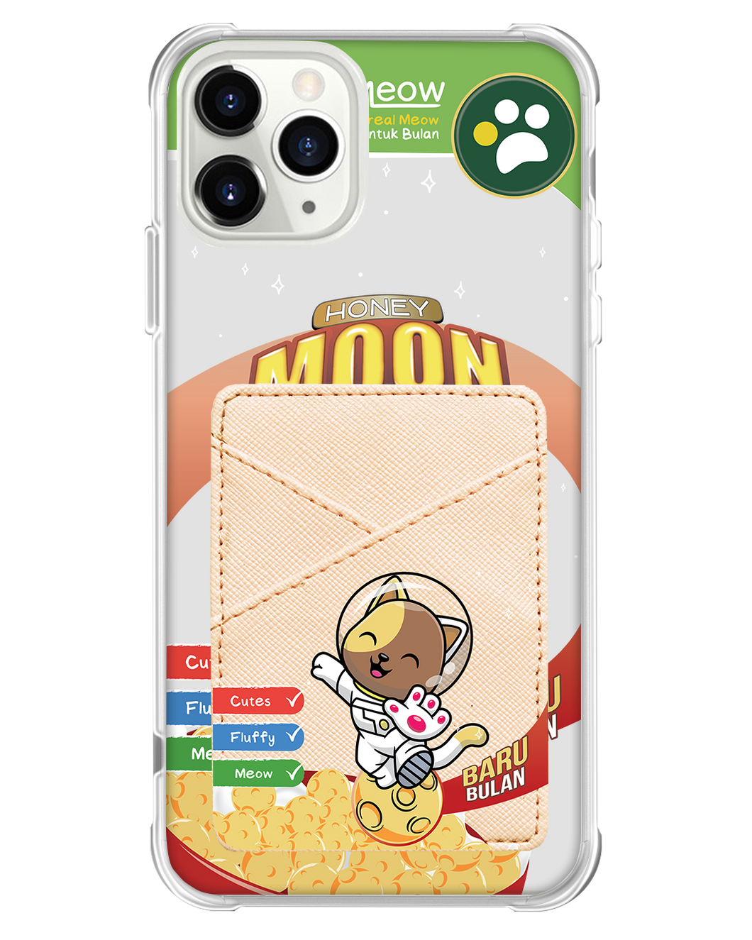 iPhone Phone Wallet Case - Honey Moon