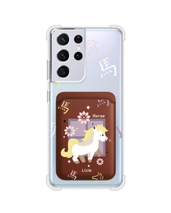 Android Magnetic Wallet Case - Horse (Chinese Zodiac / Shio)