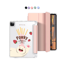Load image into Gallery viewer, iPad Macaron Flip Cover - Pawky Cat
