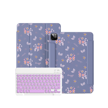 Load image into Gallery viewer, iPad Wireless Keyboard Flipcover - Cherry Blossom
