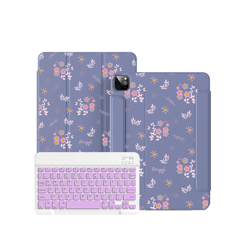 iPad Wireless Keyboard Flipcover - Cherry Blossom