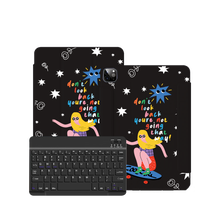Load image into Gallery viewer, iPad Wireless Keyboard Flipcover - Keep Moving
