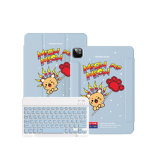 Load image into Gallery viewer, iPad Wireless Keyboard Flipcover - Meow Pop 2.0
