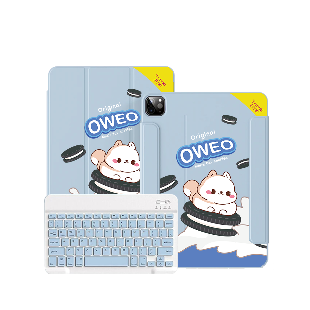 iPad Wireless Keyboard Flipcover - Oweo Dog