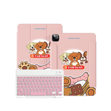 Load image into Gallery viewer, iPad Wireless Keyboard Flipcover - Paw Guan Dog
