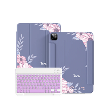 Load image into Gallery viewer, iPad Wireless Keyboard Flipcover - Pink Blossom
