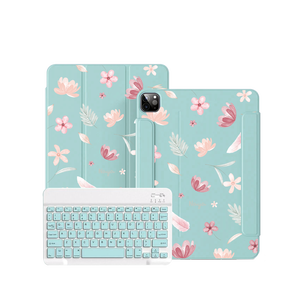 iPad Wireless Keyboard Flipcover - Wild Flower