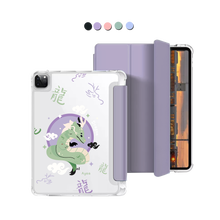 Load image into Gallery viewer, iPad Macaron Flip Cover - Dragon (Chinese Zodiac / Shio)
