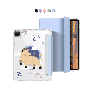 iPad Macaron Flip Cover - Ox (Chinese Zodiac / Shio)