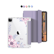 Load image into Gallery viewer, iPad Macaron Flip Cover - Pink Blossom
