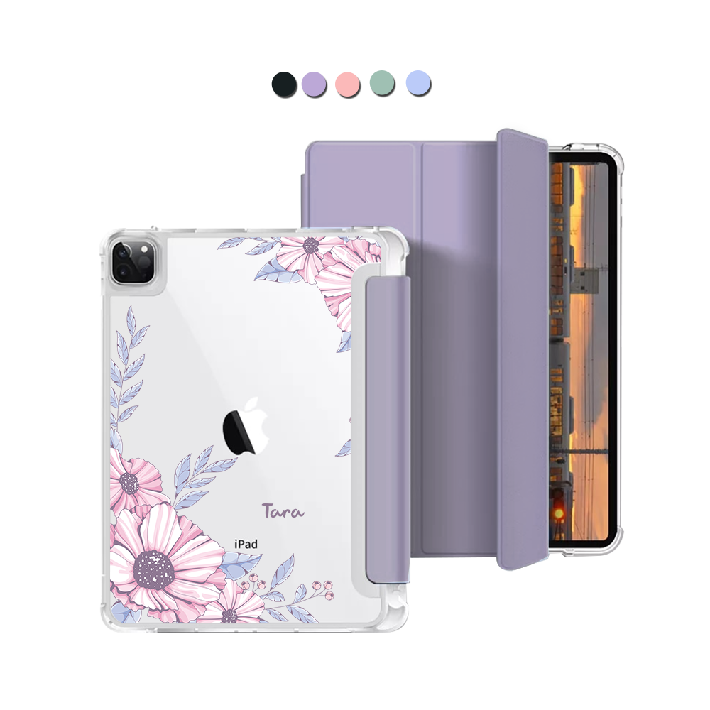 iPad Macaron Flip Cover - Pink Blossom