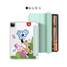 Load image into Gallery viewer, iPad Macaron Flip Cover - Poodle Pop
