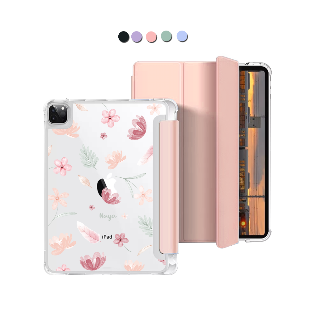 iPad Macaron Flip Cover - Wild Flower