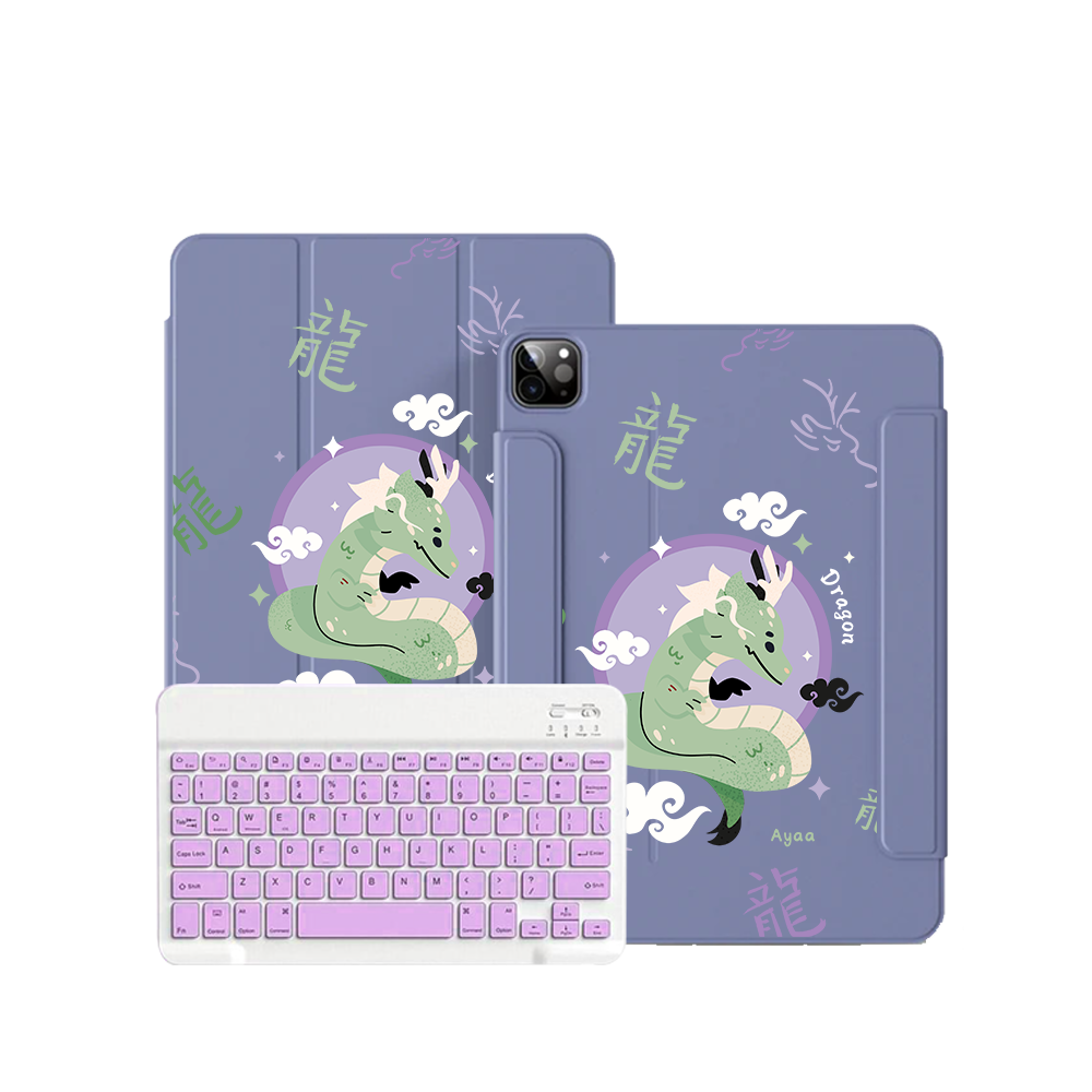 iPad Wireless Keyboard Flipcover - Dragon (Chinese Zodiac / Shio)