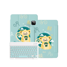 Load image into Gallery viewer, iPad Wireless Keyboard Flipcover - Monkey (Chinese Zodiac / Shio)
