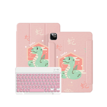 Load image into Gallery viewer, iPad Wireless Keyboard Flipcover - Snake (Chinese Zodiac / Shio)
