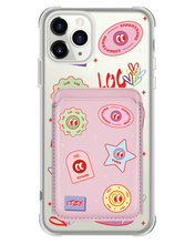 Load image into Gallery viewer, iPhone Magnetic Wallet Case - Itzy Sticker Pack
