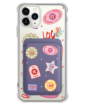 Load image into Gallery viewer, iPhone Magnetic Wallet Case - Itzy Sticker Pack
