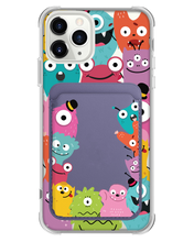 Load image into Gallery viewer, iPhone Magnetic Wallet Case - Little Monster
