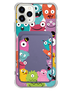 iPhone Magnetic Wallet Case - Little Monster