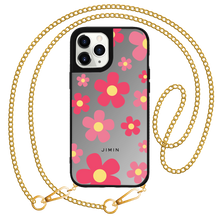 Load image into Gallery viewer, iPhone Mirror Grip Case -  Daisy Blush
