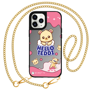 iPhone Mirror Grip Case - Hello Teddy 2.0