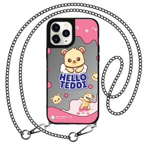 iPhone Mirror Grip Case - Hello Teddy 2.0
