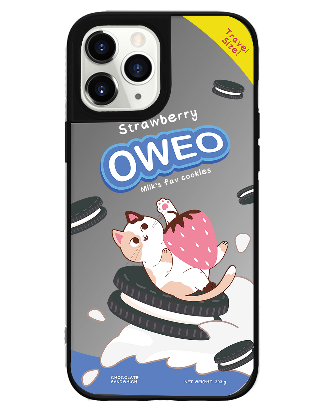 iPhone Mirror Grip Case - Oweo Cat