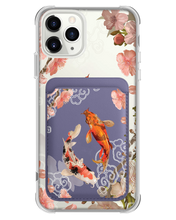 Load image into Gallery viewer, iPhone Magnetic Wallet Case - Oil Painting Koi
