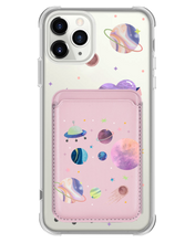 Load image into Gallery viewer, iPhone Magnetic Wallet Case - Pink Planet
