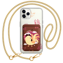 Load image into Gallery viewer, iPhone Magnetic Wallet Case - Rooster (Chinese Zodiac / Shio)
