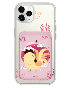 iPhone Magnetic Wallet Case - Rooster (Chinese Zodiac / Shio)