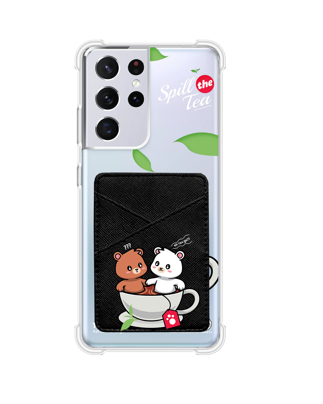 Android Phone Wallet Case - Spill the Tea