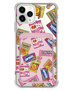 iPhone Magnetic Wallet Case - Sweet and Gummies