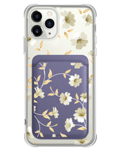 Load image into Gallery viewer, iPhone Magnetic Wallet Case - White Magnolia
