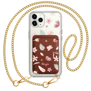 iPhone Magnetic Wallet Case - Wild Flower