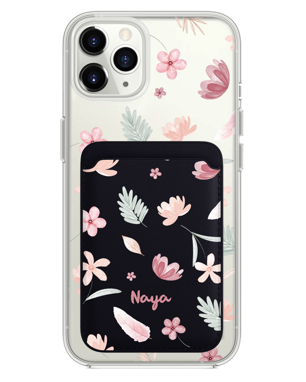 iPhone Magnetic Wallet Case - Wild Flower