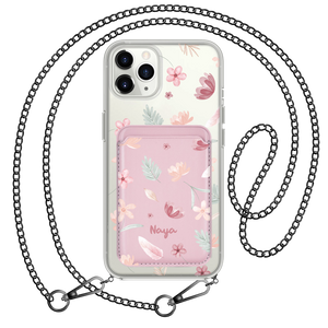 iPhone Magnetic Wallet Case - Wild Flower